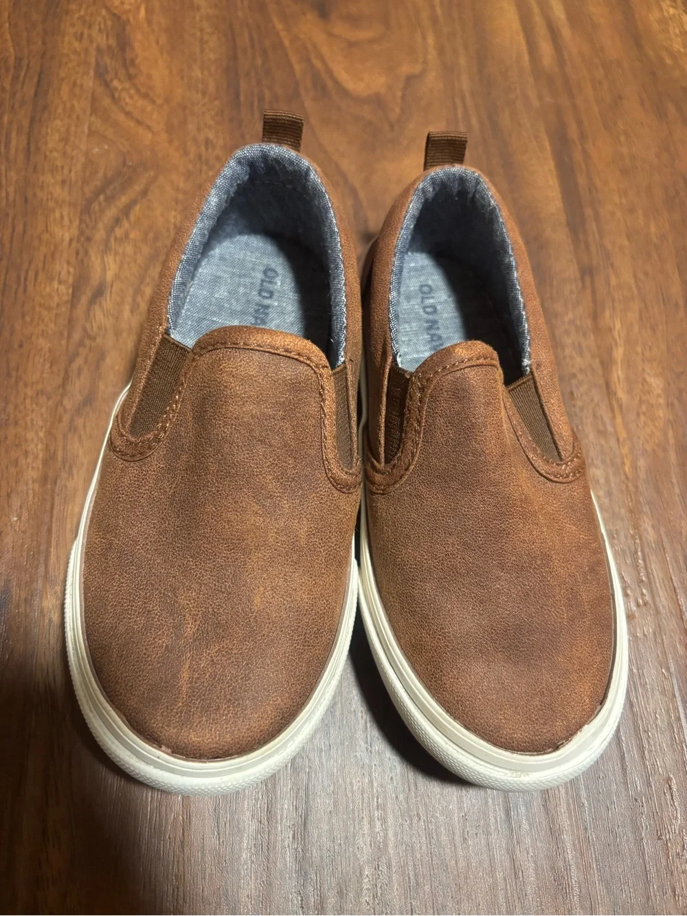 Old Navy Toddler Boys Slip On Sneakers Shoes - Brown 8